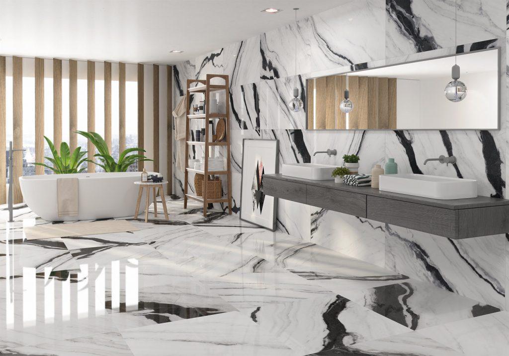 Omnia Marble Porcelain Tile | M2 Tile & Stone